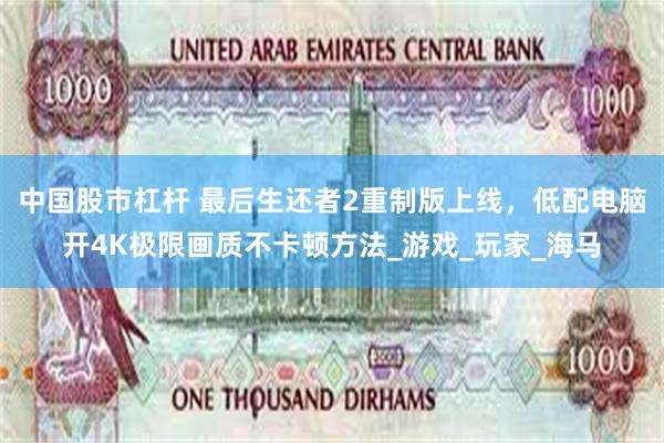中国股市杠杆 最后生还者2重制版上线，低配电脑开4K极限画质不卡顿方法_游戏_玩家_海马