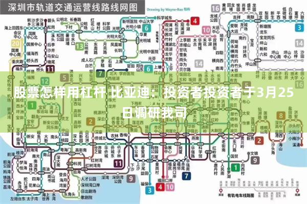 股票怎样用杠杆 比亚迪：投资者投资者于3月25日调研我司