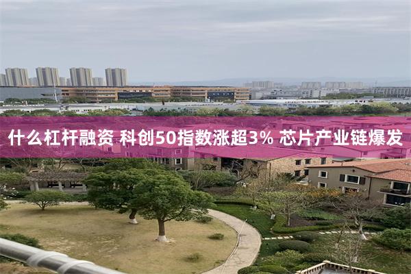 什么杠杆融资 科创50指数涨超3% 芯片产业链爆发